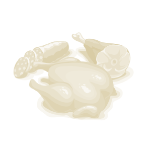 CAISSETTE DE VIANDE DE PORC - 10 kg - 3 kg de côtelettes / grillades + 5 kg de rôtis + 2 kg de saucisses (fabrication maison) -